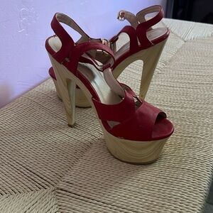 Shoe Dazzle Red Heels